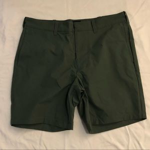J. Crew Men’s Olive Tech Shorts - 7in